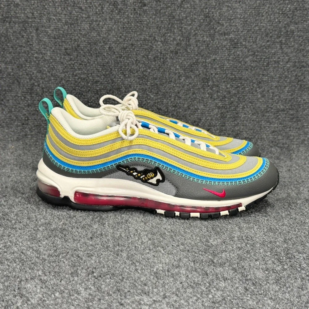 Nike Air Max 97 Shoes Men 11 Air Sprung Iron Grey Athletic Retro Running Sneaker